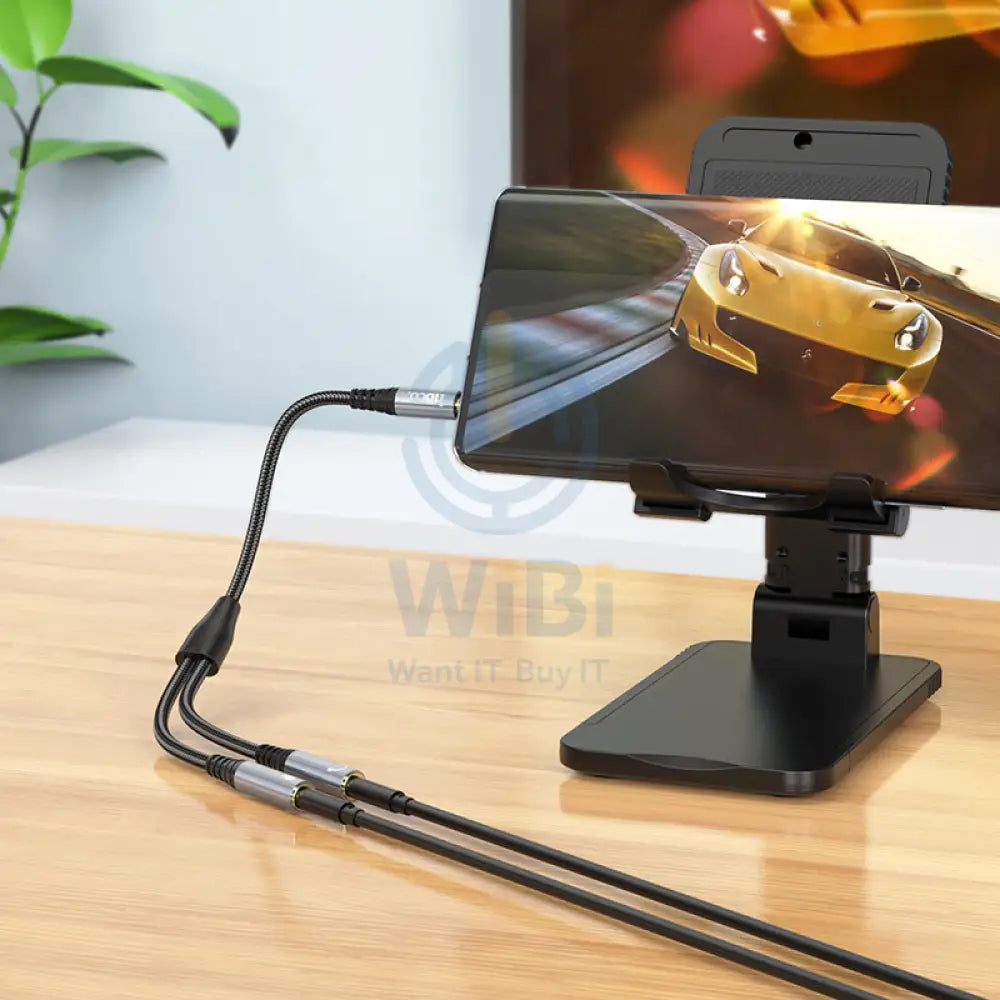 Hoco audio adapter Input Cable - 3.5mm / Black Accessories > Cables & Converters > Cables