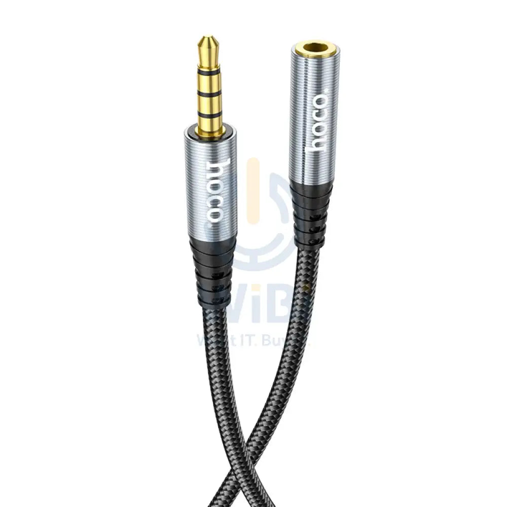 Hoco Audio Extension Cable - 3.5mm / 1 Meter / Black Accessories > Cables & Converters > Cables