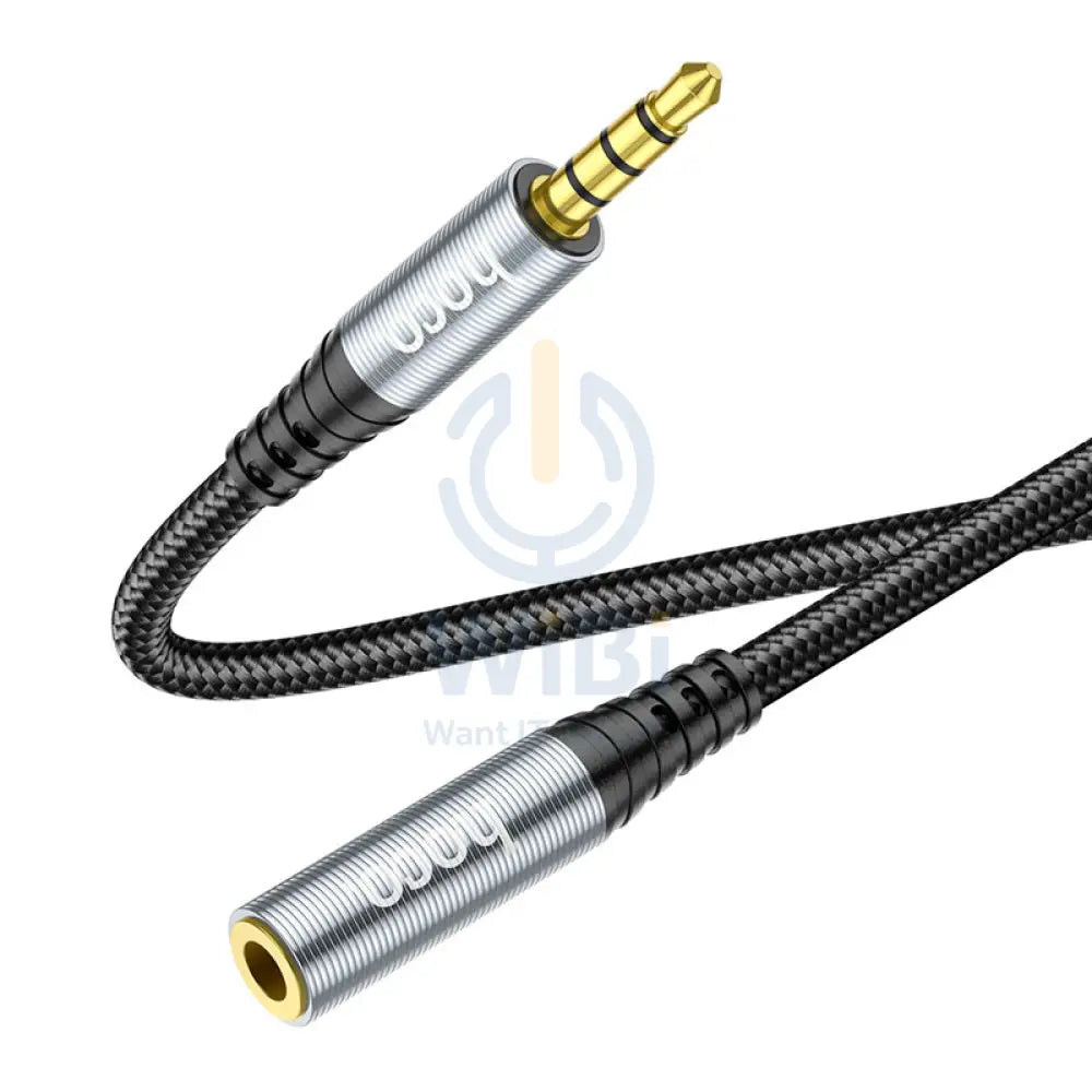 Hoco Audio Extension Cable - 3.5mm / 1 Meter / Black Accessories > Cables & Converters > Cables