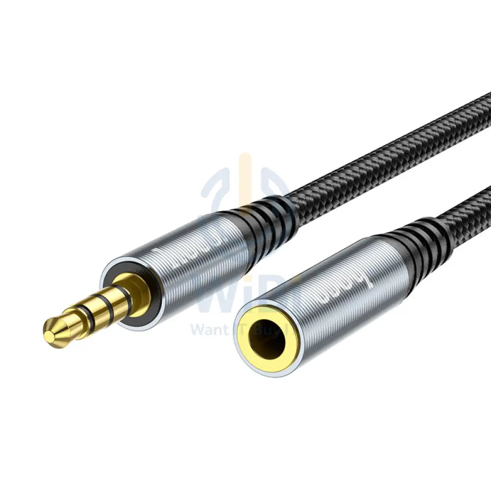 Hoco Audio Extension Cable - 3.5mm / 1 Meter / Black Accessories > Cables & Converters > Cables