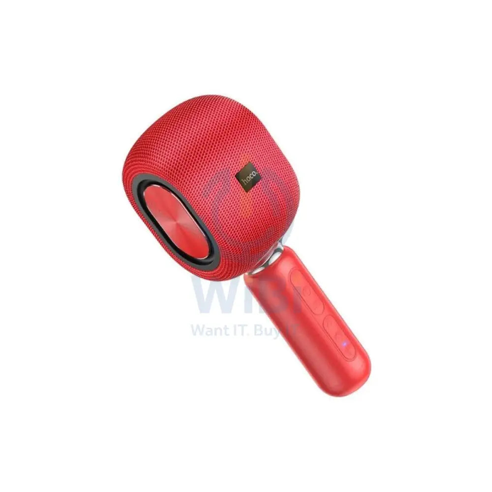 Hoco BK8 Wireless Karaoke Mic - 5W / 2000mAh / Red Accessories > Audio > Microphone