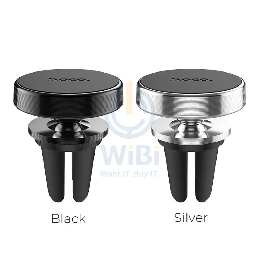 Hoco CA47 Metal Magnetic Aluminum Alloy Car Air Outlet Mount- Silver Accessories > Mobiles & Tablets > Mobiles > Mobile