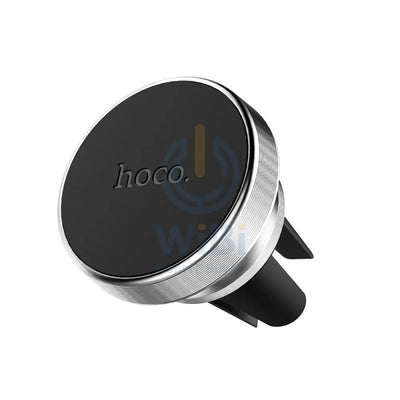 Hoco CA47 Metal Magnetic Aluminum Alloy Car Air Outlet Mount- Silver Accessories > Mobiles & Tablets > Mobiles > Mobile