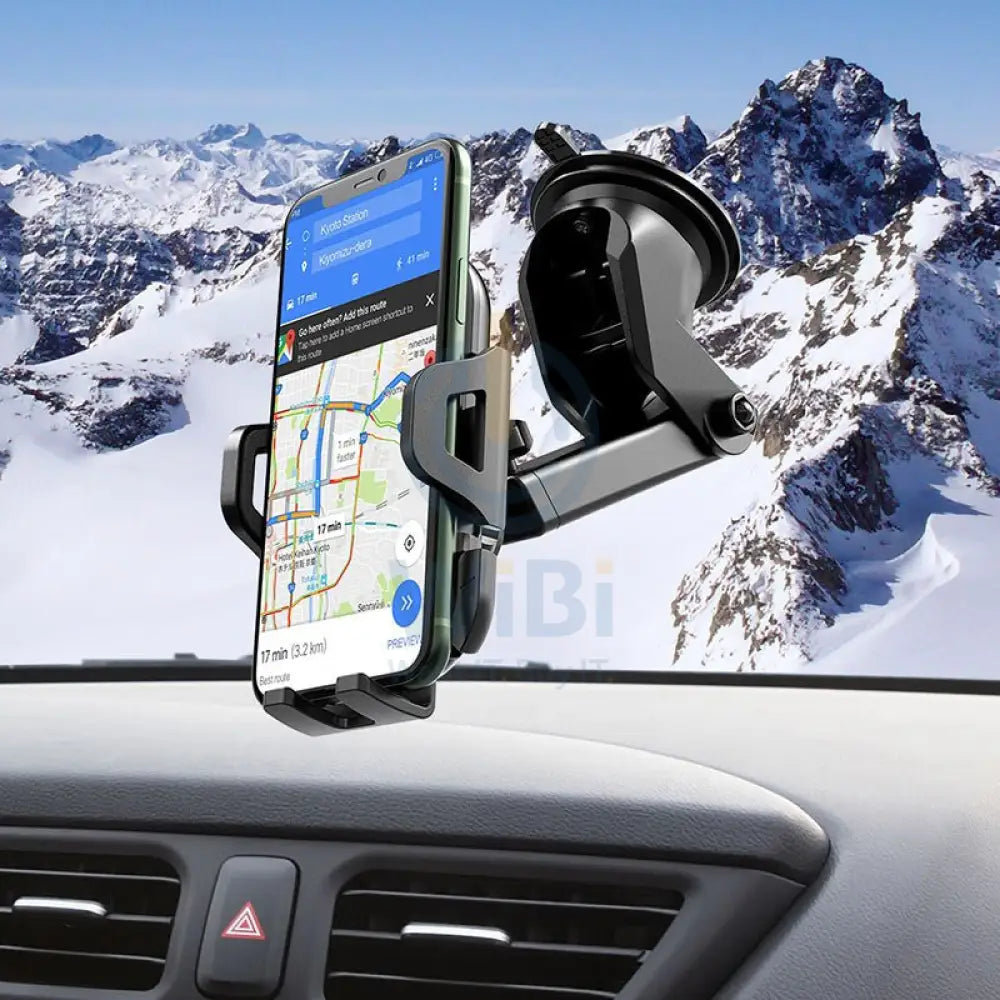 Hoco CA76 Touareg Car Holder For Dashboard - Black Accessories > Mobiles & Tablets > Mobiles > Mobile Holder / Stands