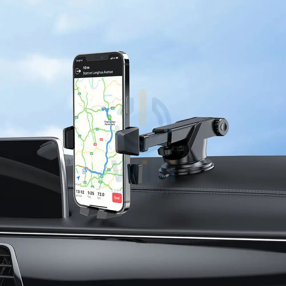 Hoco CA83 In-Car Phone Holder For Dashboard And Windshield - Black Accessories > Mobiles & Tablets > Mobiles > Mobile