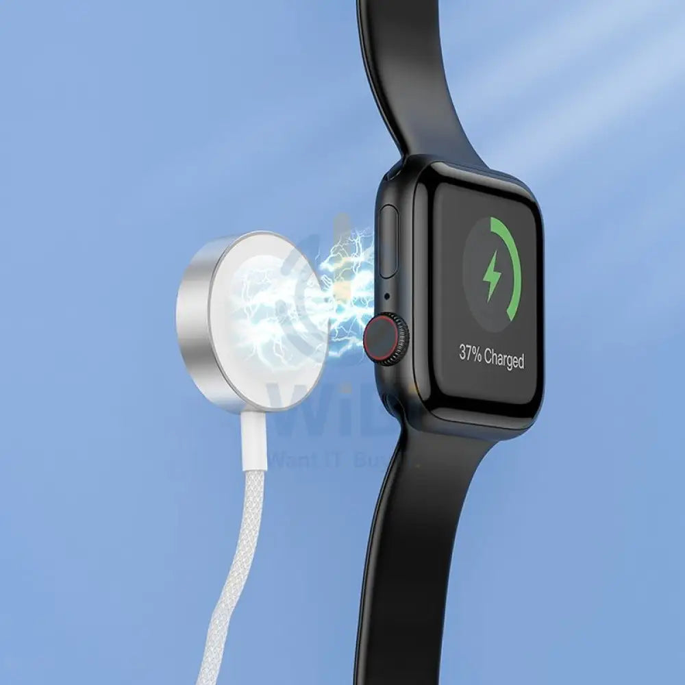 Hoco CW46 Magsafe Magnetic Watch Wireless Charger for Apple Watch Series – White Accessories > Power Adapters