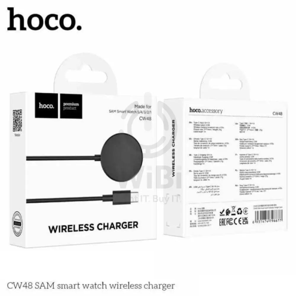 Hoco CW48 Wireless Charger For Samsung Smart Watch Accessories > Smart Watches > Chargers