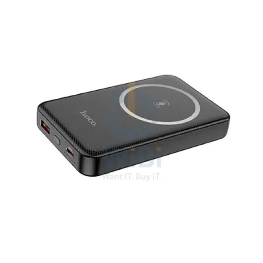 Hoco DB26 10000mAh Fast Charging Magnetic Wireless Power Bank - Black Accessories > Power Adapters