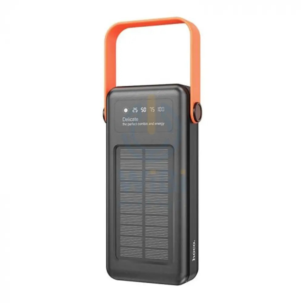 HOCO DB33 Solar Charging Portable Power Bank 30000mAh - Black Accessories > Power Adapters