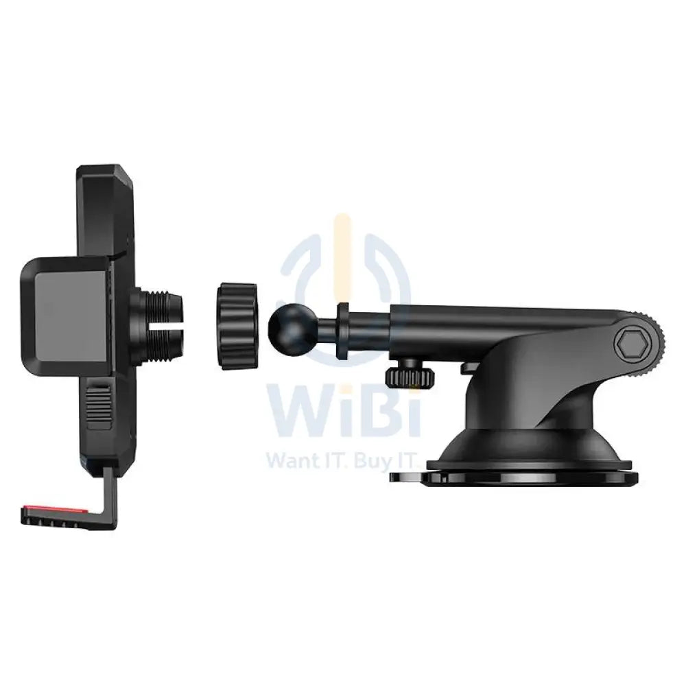 Hoco DCA2 Suction Cup Car Holder - Black Accessories > Mobiles & Tablets > Mobiles > Mobile Holder / Stands