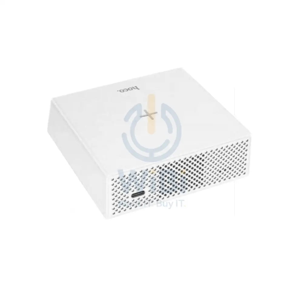 HOCO DCK1 Clock With Wireless Charger - 10W / White