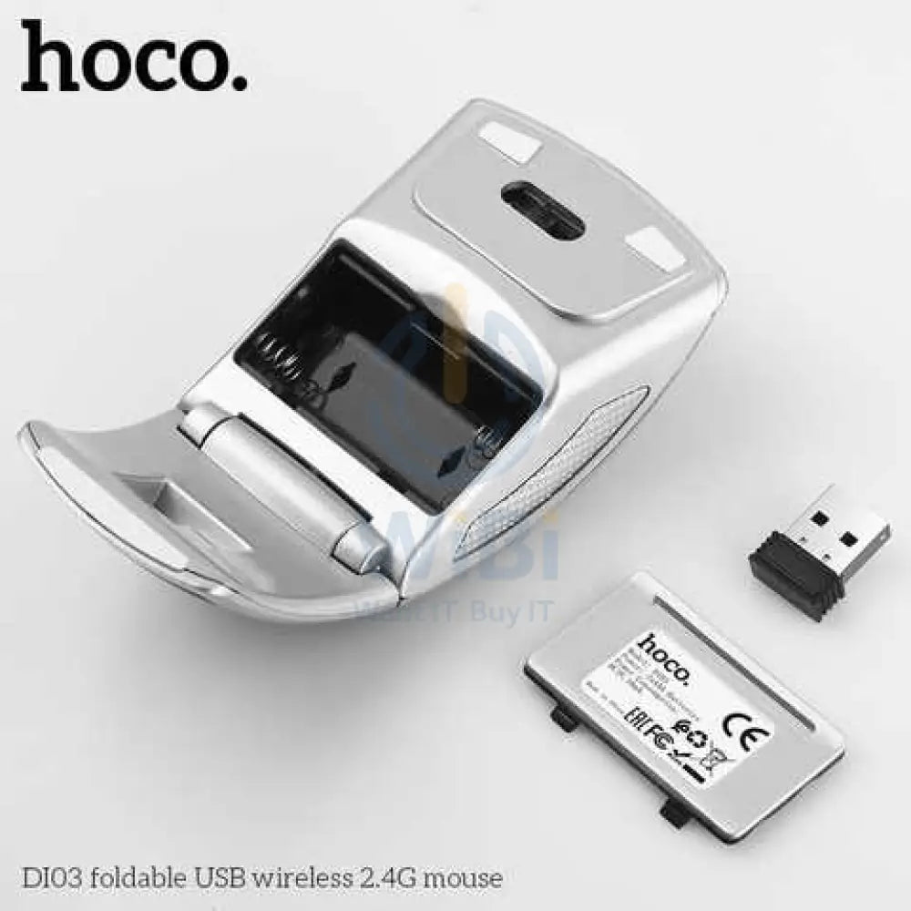 Hoco DI03 foldable USB wireless 2.4G mouse Accessories > Keyboard & Mouse