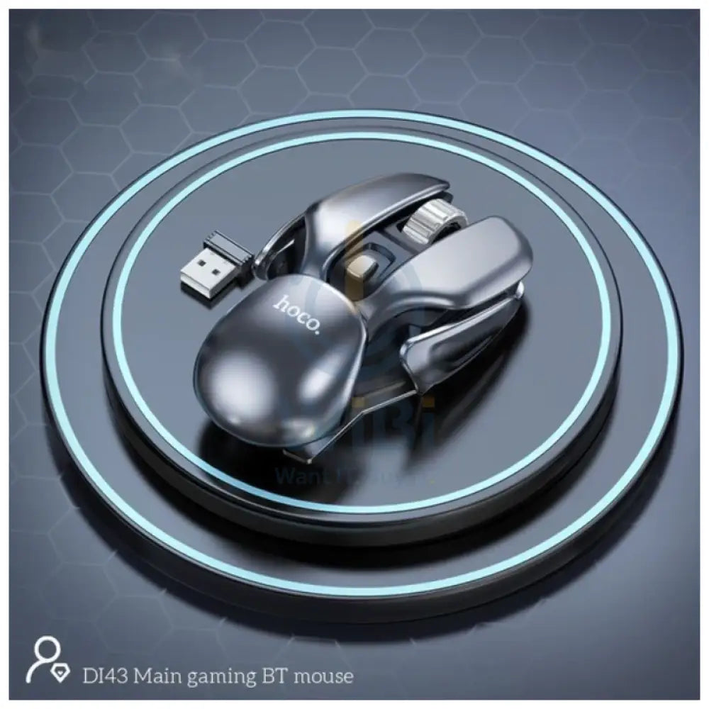 HOCO DI43 Robot 2.4G Gaming Wireless Mouse 1600dpi / Black Accessories > Keyboard & Mouse