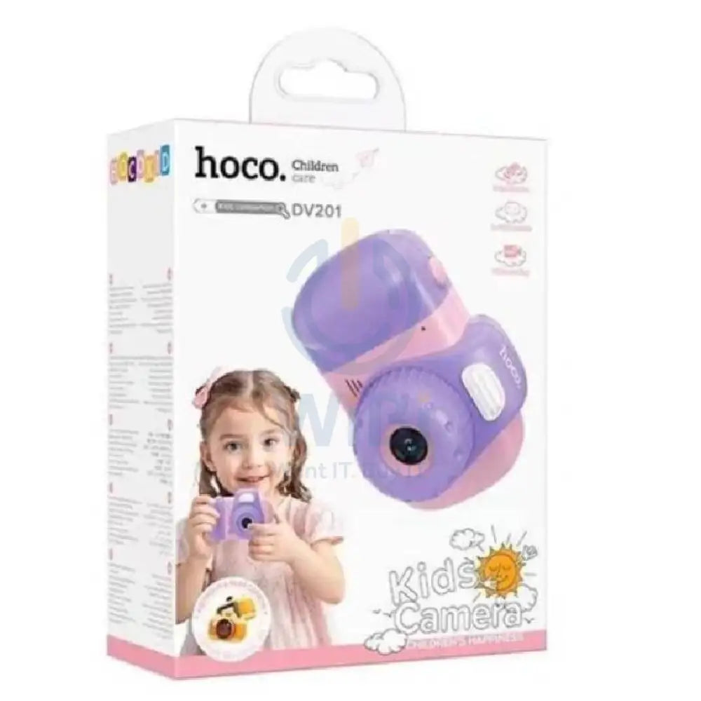 Hoco DV201 Dual Lens Children Camera - Purple Accessories > Smart Devices