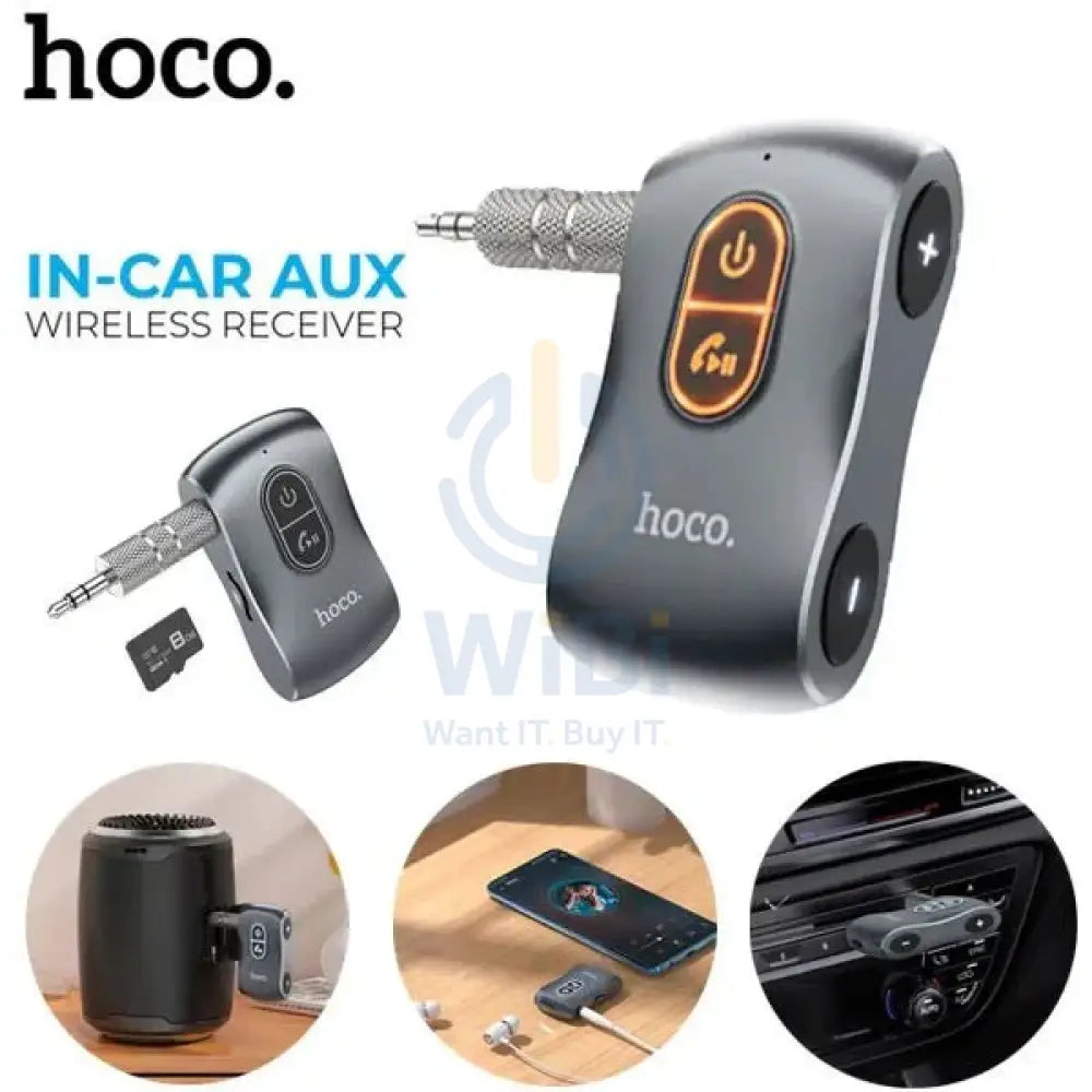 Hoco E73 Aux Wireless Receiver - 3.5 mm / 200mAh Accessories > Other Accessories