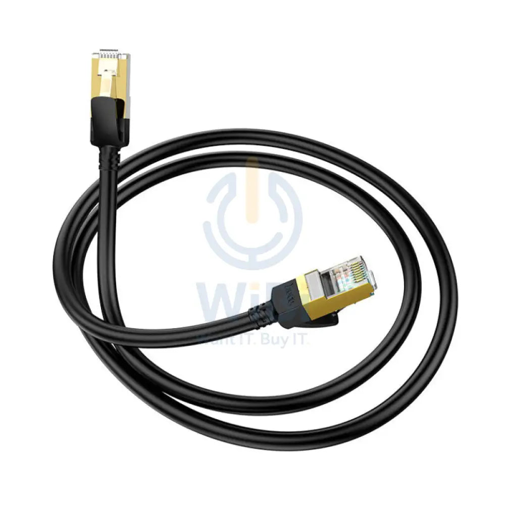 هوكو جيجابت إيثرنت كابل - CAT6 / 1 متر / أسود