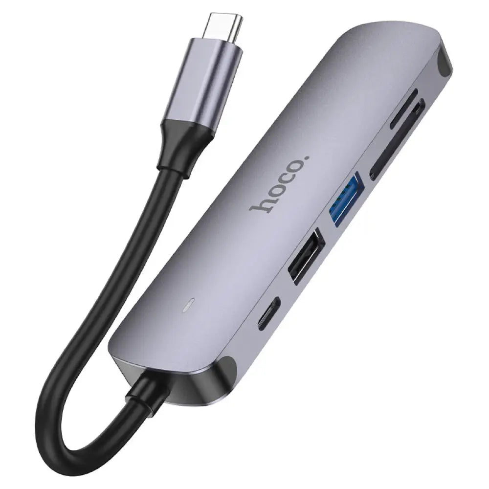 Hoco HB28 Adapter - Type-C / HDTV / USB3.0 / USB2.0 / SD / TF Accessories > Cables & Converters > Cables