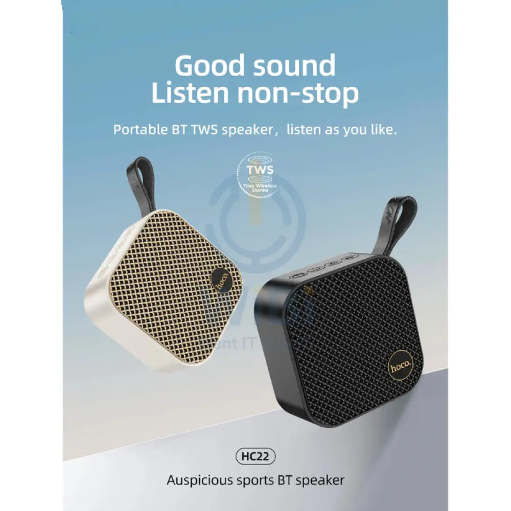 HOCO HC22 Mini Outdoor Portable Wireless Speaker Bluetooth / 5W / Black Accessories > Audio > Speakers