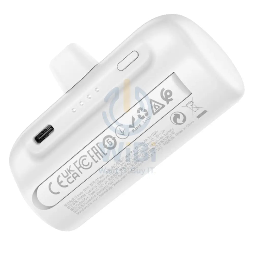 Hoco J106 Pocket Power Bank 5000mah with Folding Stand Type-C Accessories > Power Bank > Offer Zone