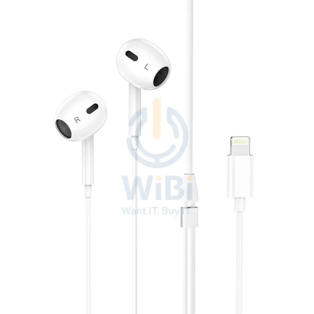 HOCO M1 Max crystal earphones for Lightning with mic Accessories > Audio > Headphones