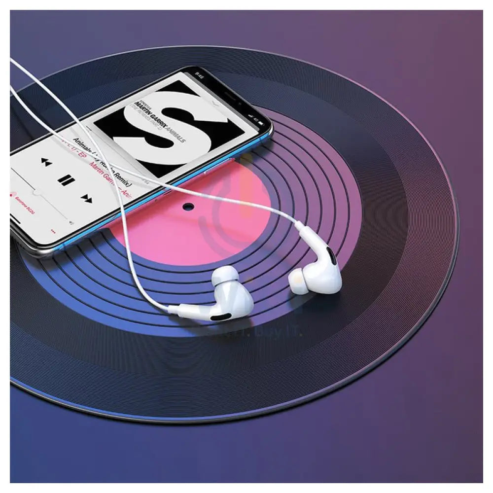 HOCO M1 Pro Wired Earphones - Lightning / 12 mm / White Accessories > Audio > Headphones