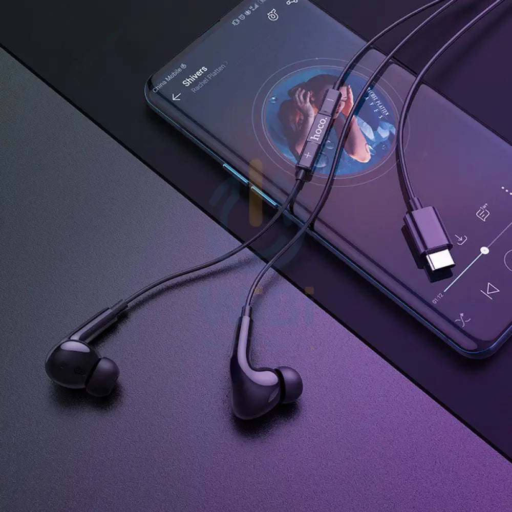 HOCO M1 Pro Wired Earphones - USB-C / 12 mm / Black Accessories > Audio > Headphones