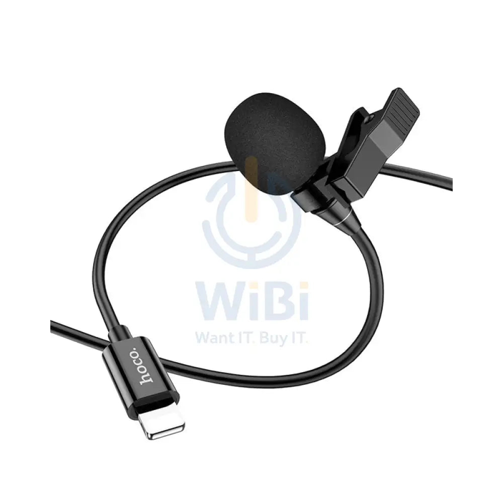 HOCO Microphone L14 lavalier - Lightning / 2 Meters / Black