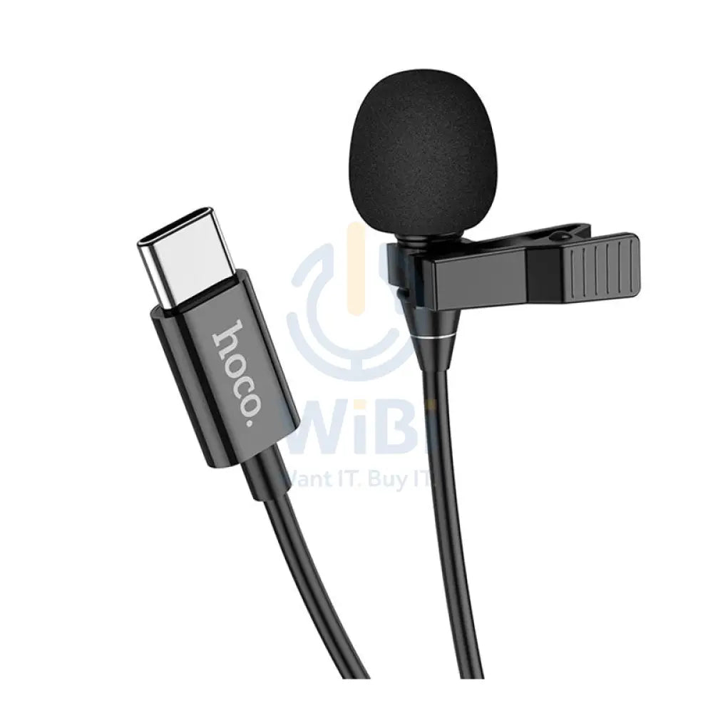 HOCO Microphone L14 lavalier - USB-C / 2 Meters / Black