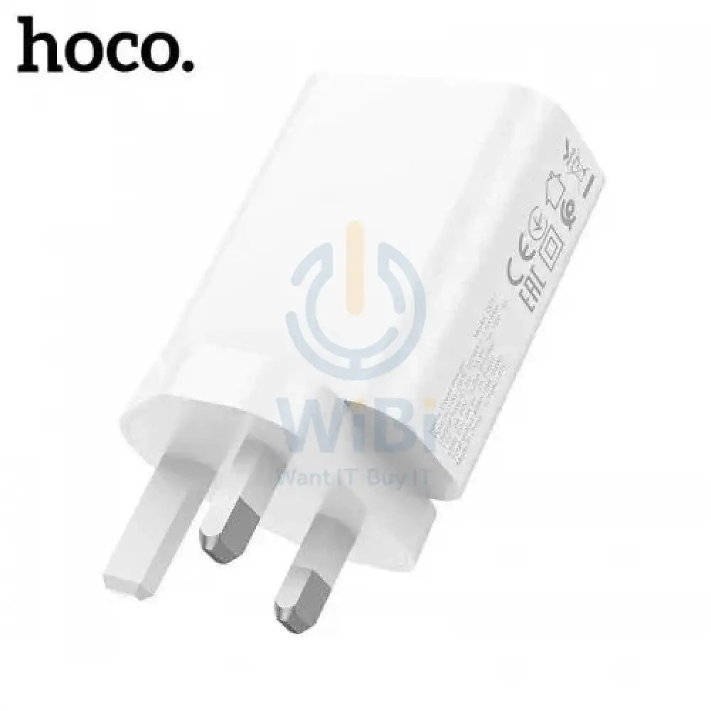 Hoco PD 65W High Power Dual Port 1A1C Fast Charger Accessories > Power Adapters