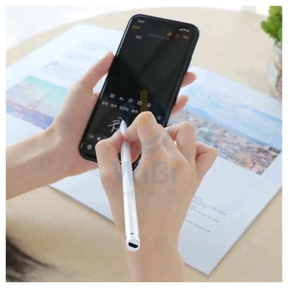 HOCO PH26 Flat Universal Stylus Pen - Stylus / 1.5mm / White