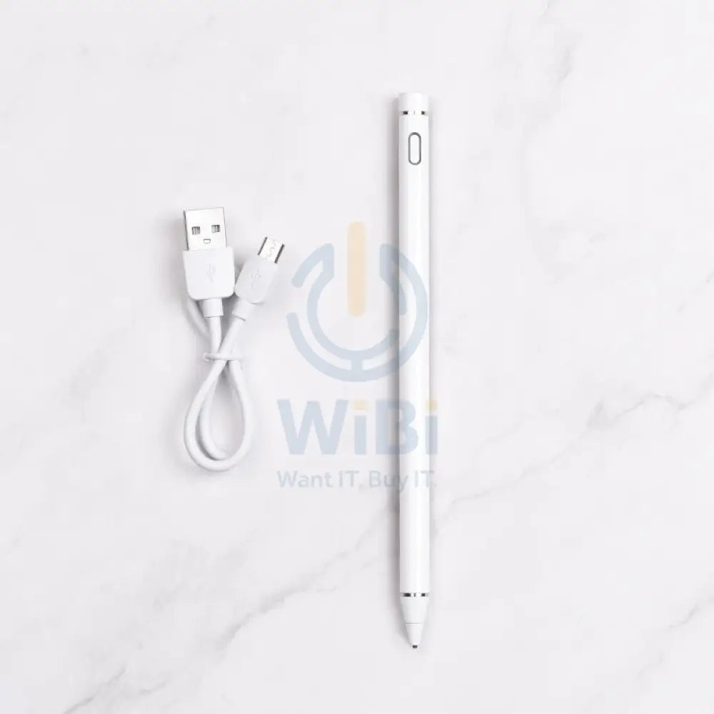 HOCO PH26 Flat Universal Stylus Pen - Stylus / 1.5mm / White