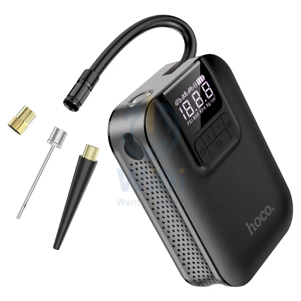 Hoco Portable Smart Air Pump S53 - Black Accessories > Smart Devices