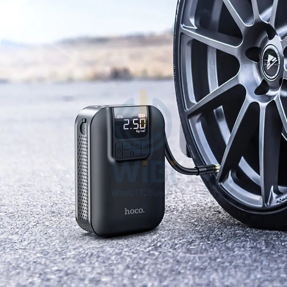 Hoco Portable Smart Air Pump S53 - Black Accessories > Smart Devices