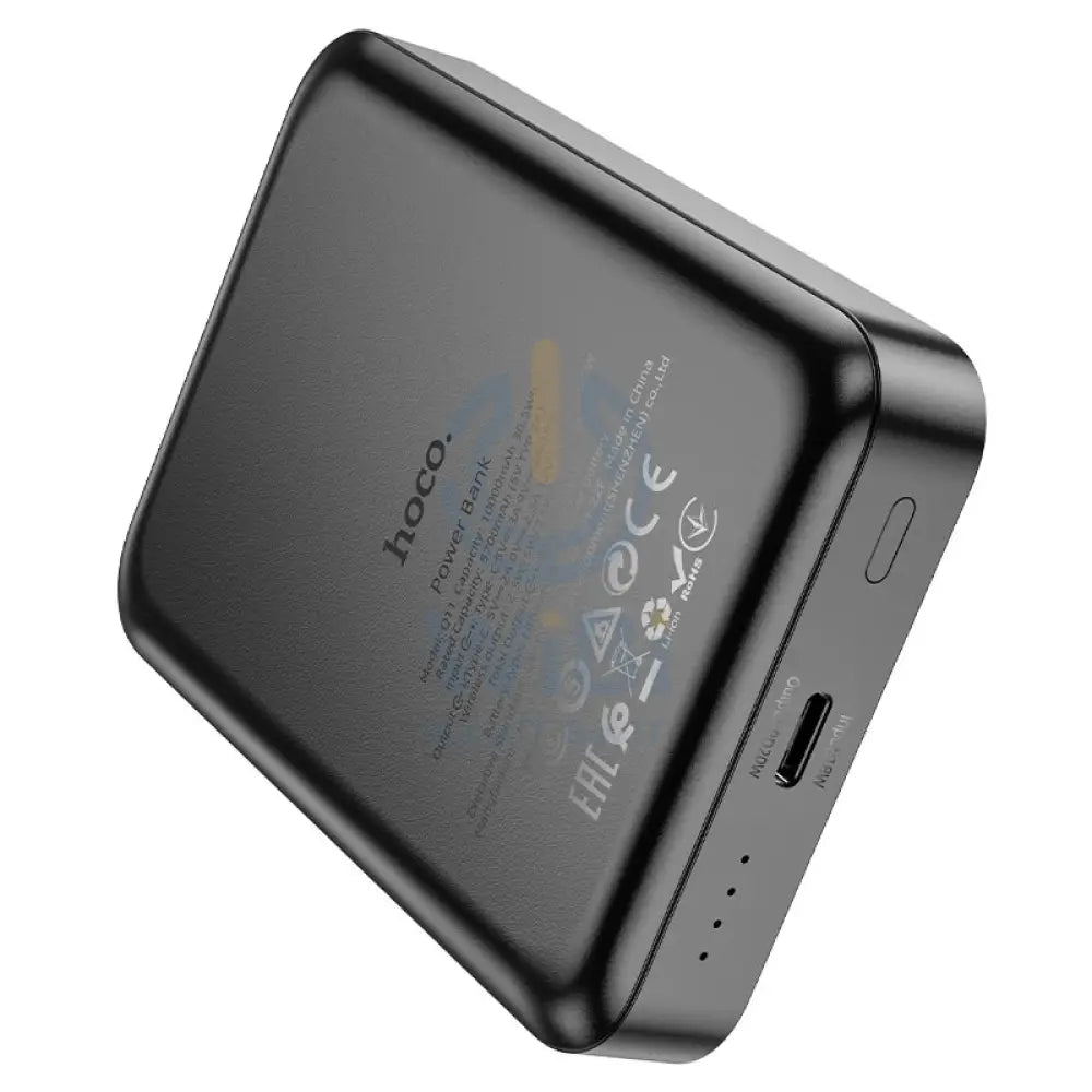 Hoco Q11 Power Bank 3 In 1 Wireless Charging - 20W / 10000mAh / Black Accessories > Power Adapters