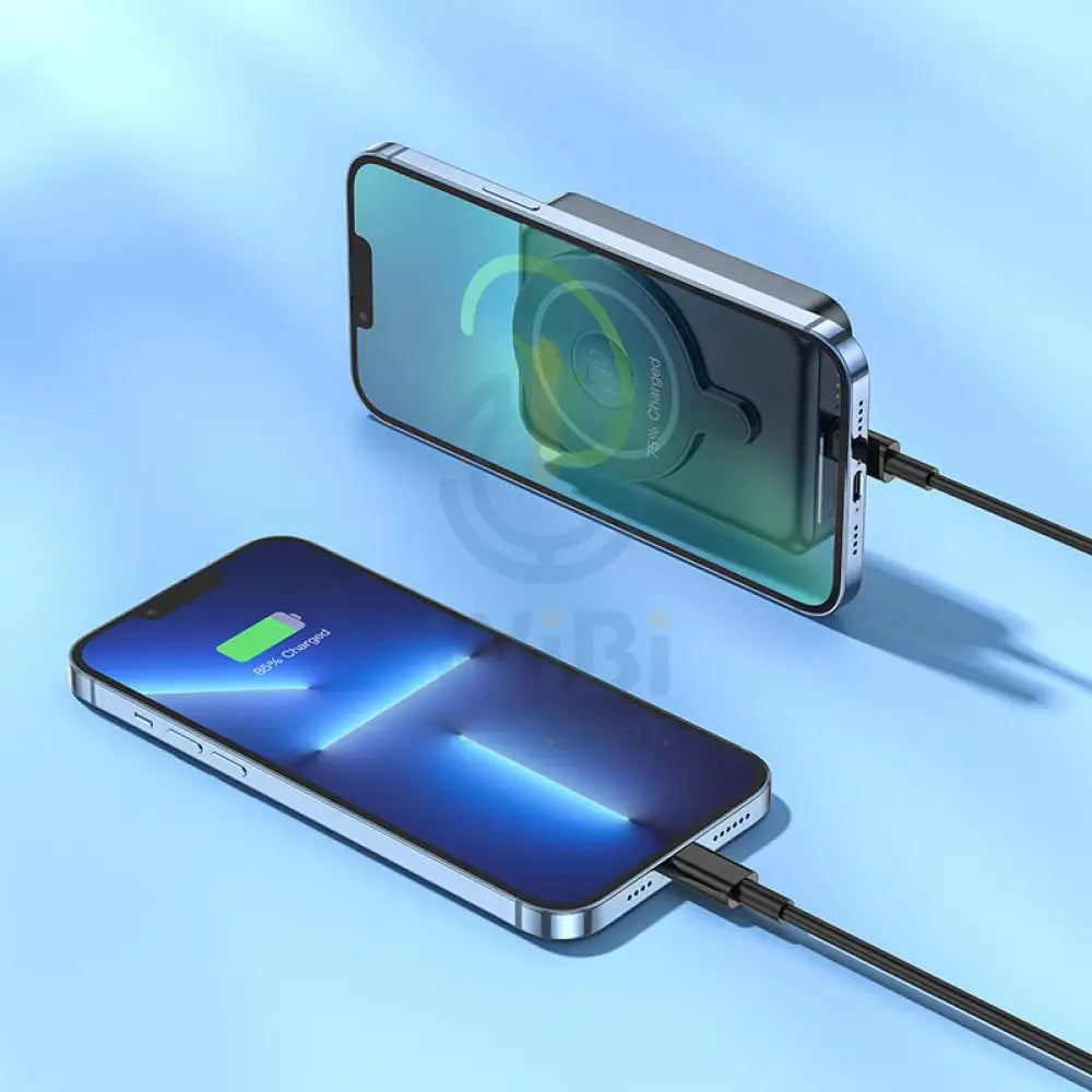 Hoco Q11 Power Bank 3 In 1 Wireless Charging - 20W / 10000mAh / Black Accessories > Power Adapters