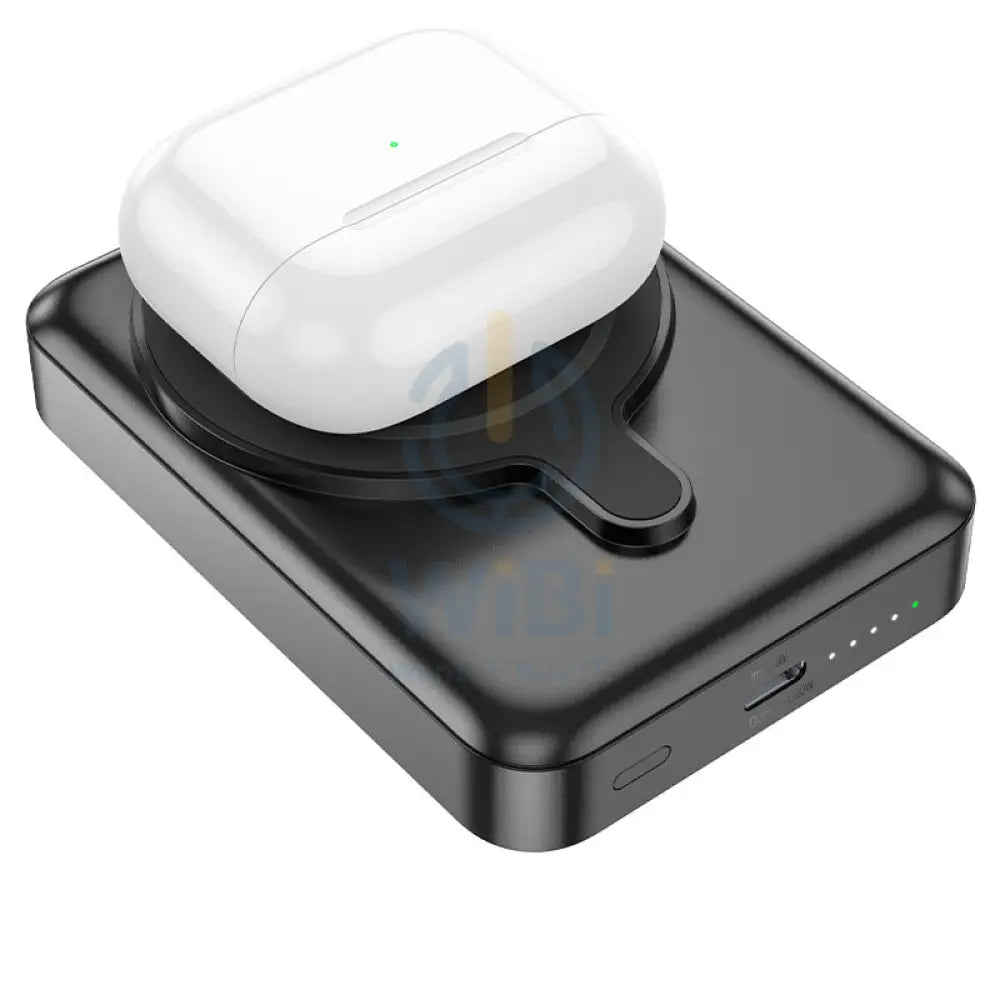 Hoco Q11 Power Bank 3 In 1 Wireless Charging - 20W / 10000mAh / Black Accessories > Power Adapters