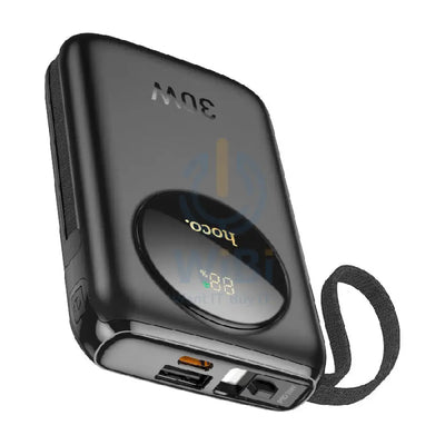 Hoco Q19 Lucky Power Bank with Digital Display and Cable - 30W / 10000mAh / Black Accessories > Power Bank
