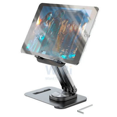 Hoco Tabletop holder PH48 Fun rotating desktop stand 360 Rotation - Black Accessories > Other Laptop Accessories