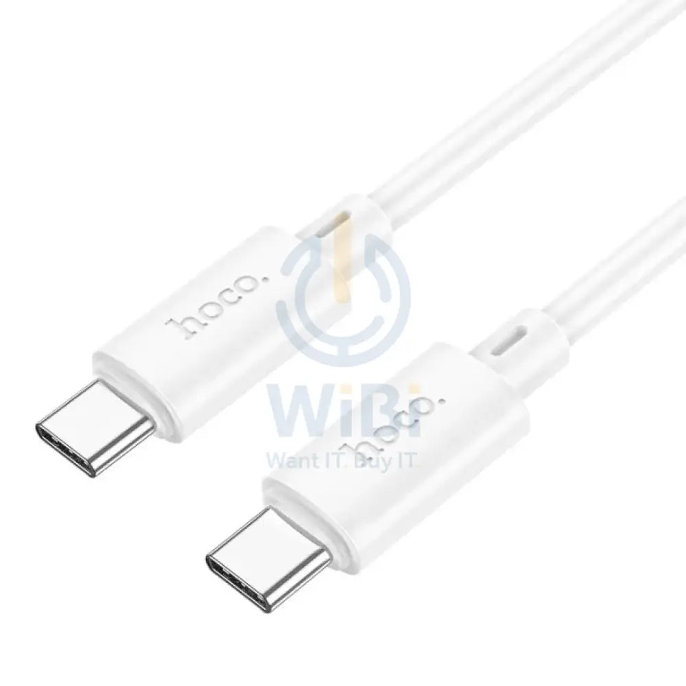 Hoco Type-C to Lightning & Type-C to Type-C Cables - 20W / 60W / Black / White / Pack of 2 Accessories > Cables &