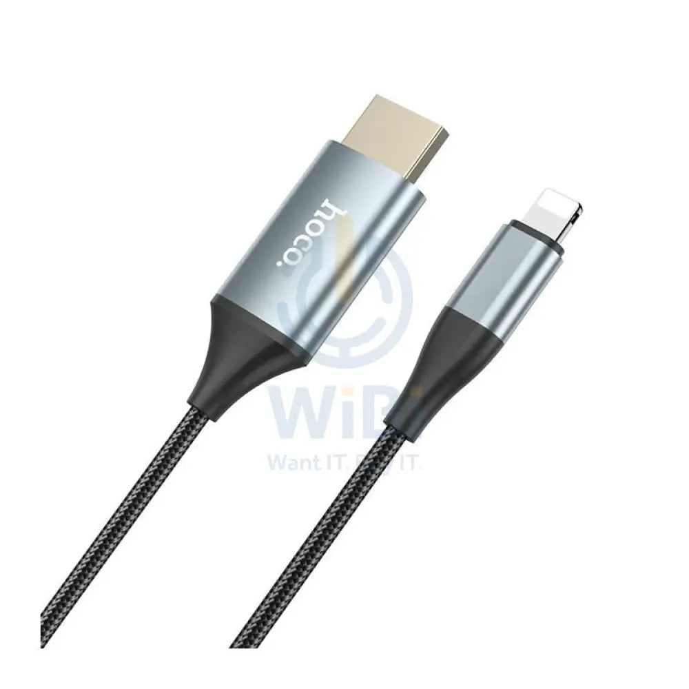HOCO UA15 Lightning To HDMI Cable - Lightning / HDMI / 2 Meters / Black