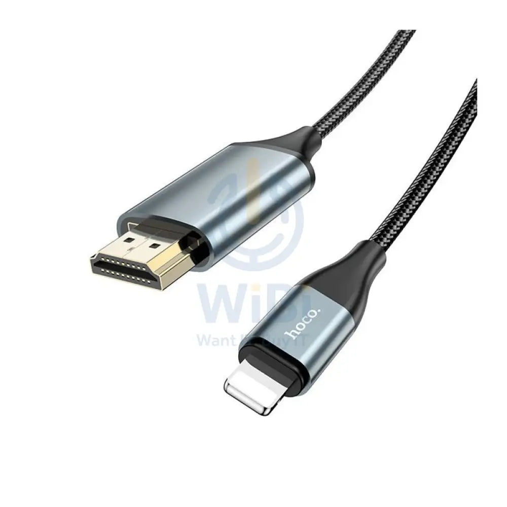 HOCO UA15 Lightning To HDMI Cable - Lightning / HDMI / 2 Meters / Black
