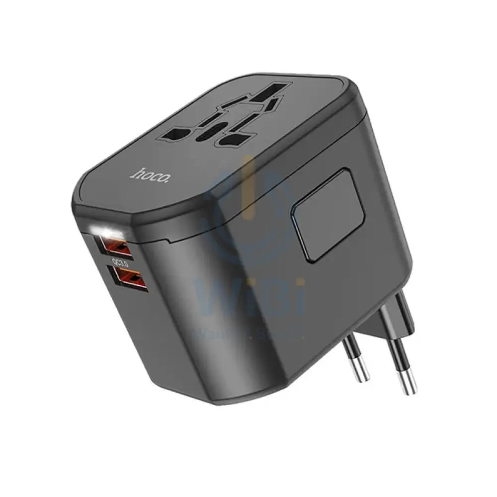 Hoco Universal Travel Conversion Fast Wall Charger - DC44 / PD20W / Three Ports Accessories > Power Adapters