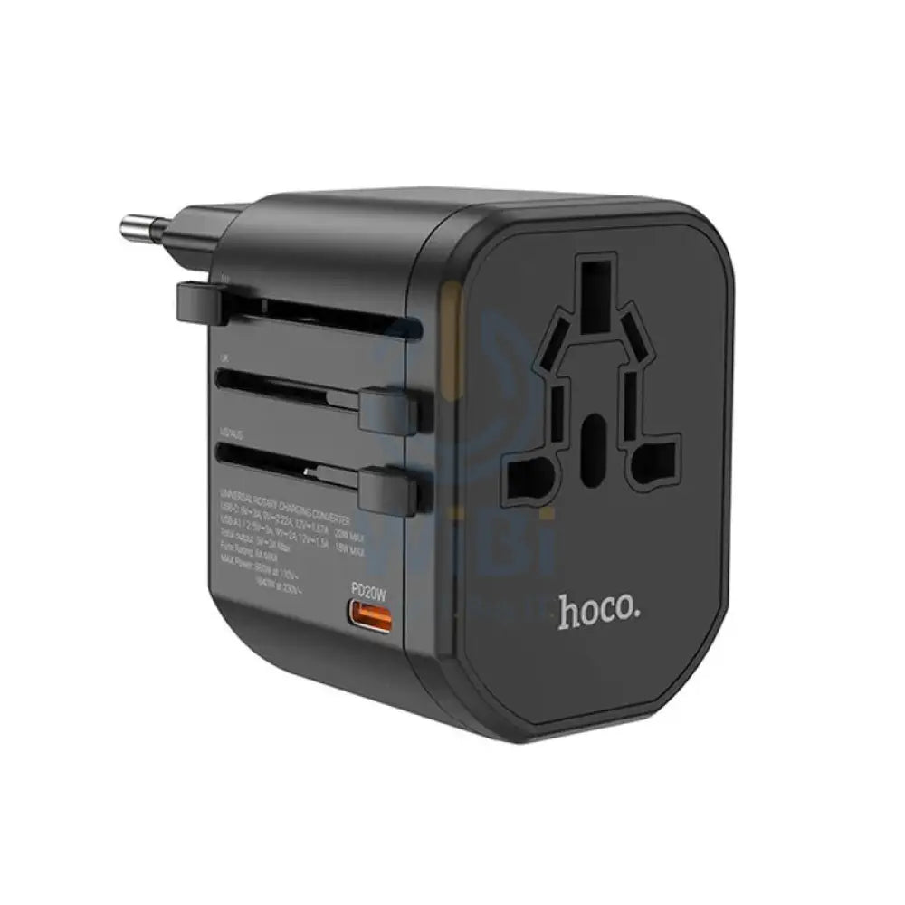 Hoco Universal Travel Conversion Fast Wall Charger - DC44 / PD20W / Three Ports Accessories > Power Adapters