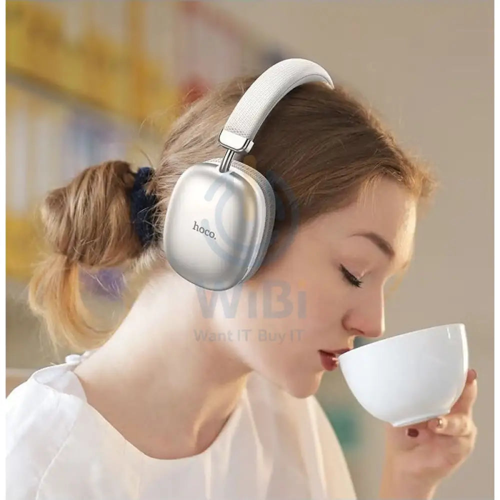 HOCO W35 Air Wireless Headphones - Bluetooth / 400mAh / USB-C / Blue Accessories > Audio > Headphones