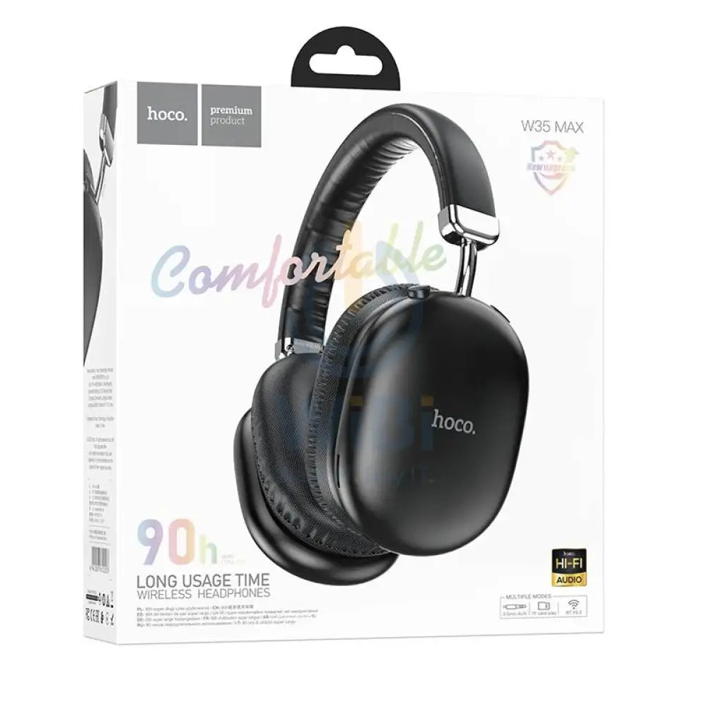 HOCO W35 Max Wireless Headphones - Bluetooth / Black Accessories > Audio > Headphones