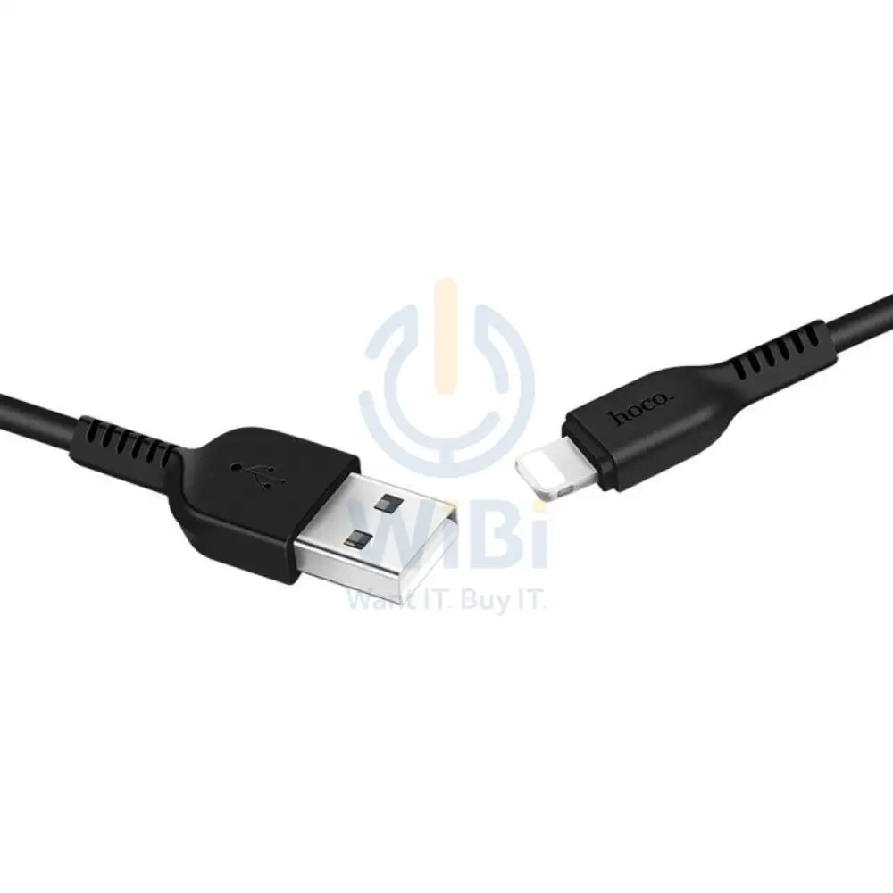 Hoco X20 Flash Charging Data Sync Cable - Lightning / 2 Meter / Black Accessories > Cables & Converters > Cables