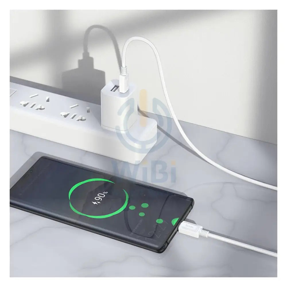 HOCO X73 60W Charging Cable - USB-C To USB-C / 1 Meter / White