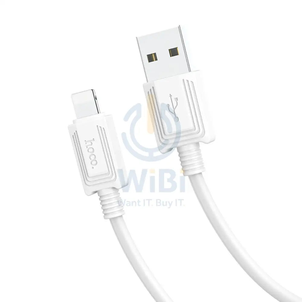 Hoco X73 Charging Data Sync Cable - USB / Lightning / 1 Meter / White Accessories > Cables & Converters > Cables