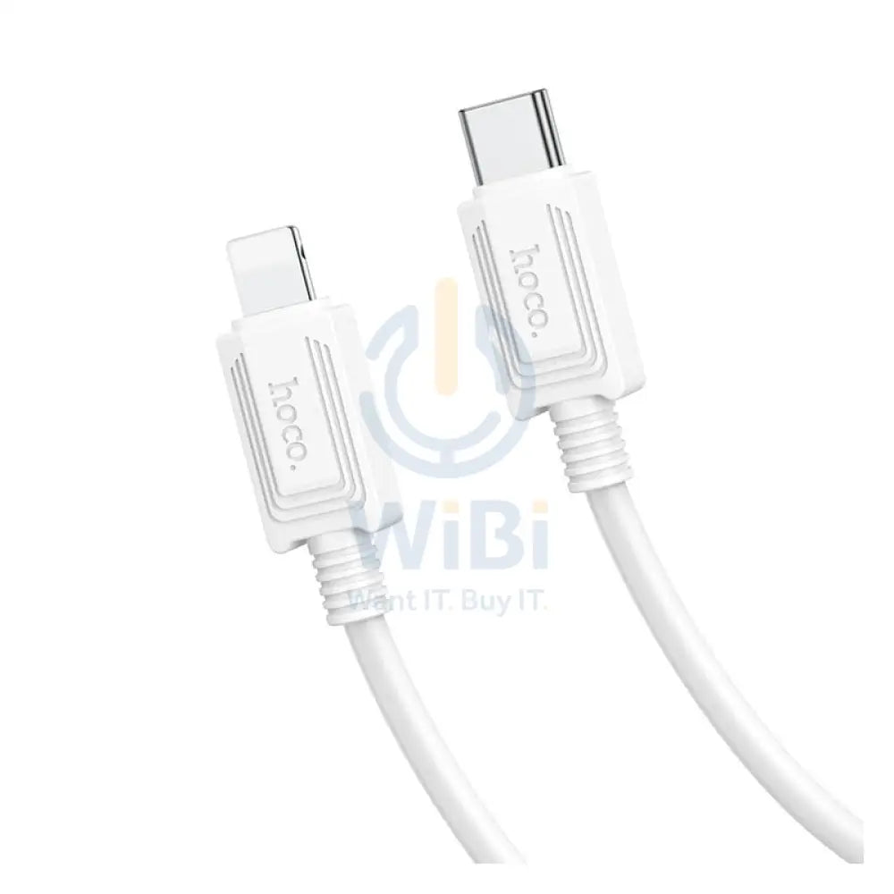 HOCO X73 PD Charging Cable - USB-C To Lightning / 1 Meter / White