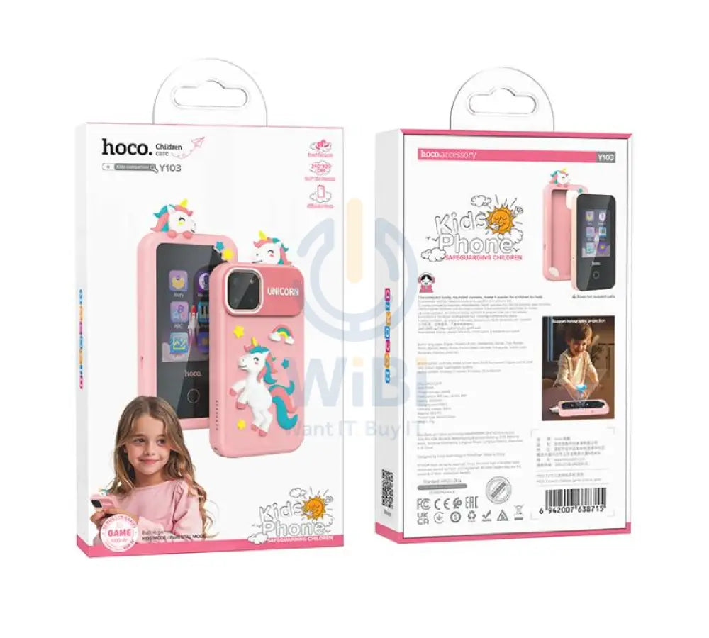 Hoco Y103 Children’s Gaming Phone - 2.8’’ LCD / 1000mAh / Pink Accessories > Smart Devices